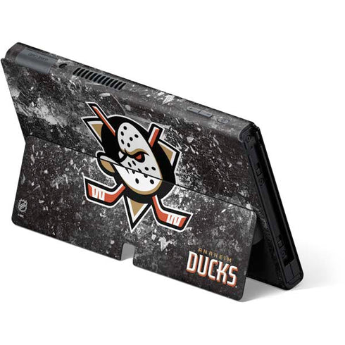 NHL Anaheim Ducks Iced Nintendo Switch OLED (2021) Skin